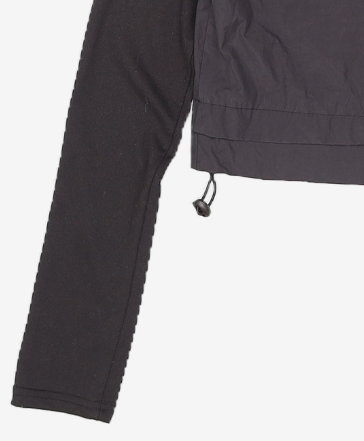 미세키서울(MISEKI SEOUL) Long sleeves layered hoodie BLACK OS