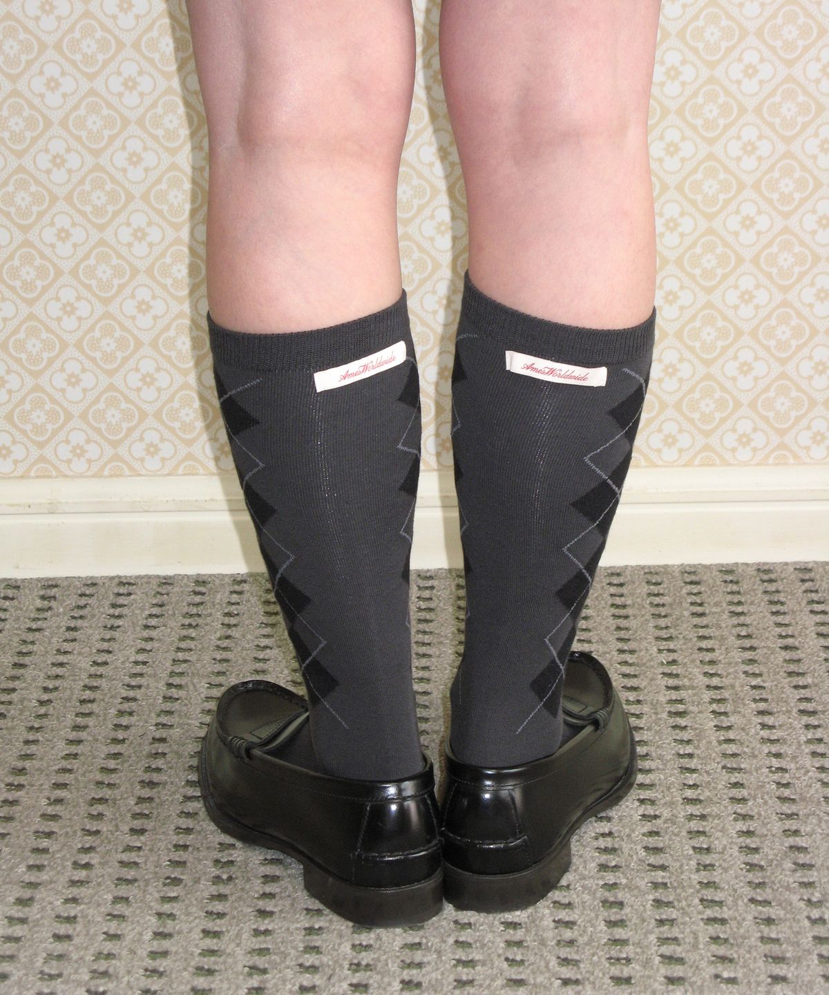 아메스 월드와이드(AMES-WORLDWIDE) [3 PACK] CLASSIC ARGYLE SOCKS MULTI