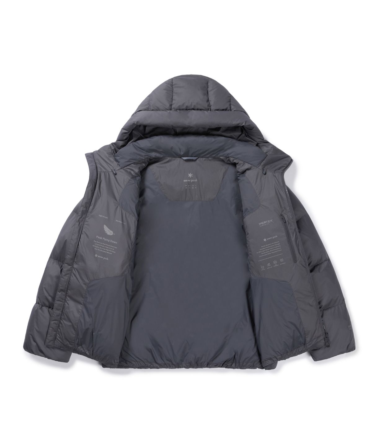 스노우피크 어패럴(SNOWPEAK APPAREL) 에어노바 퍼텍스 퀀텀 에어 헤비 다운 자켓 (S26WMPDJ14) Dark Gray