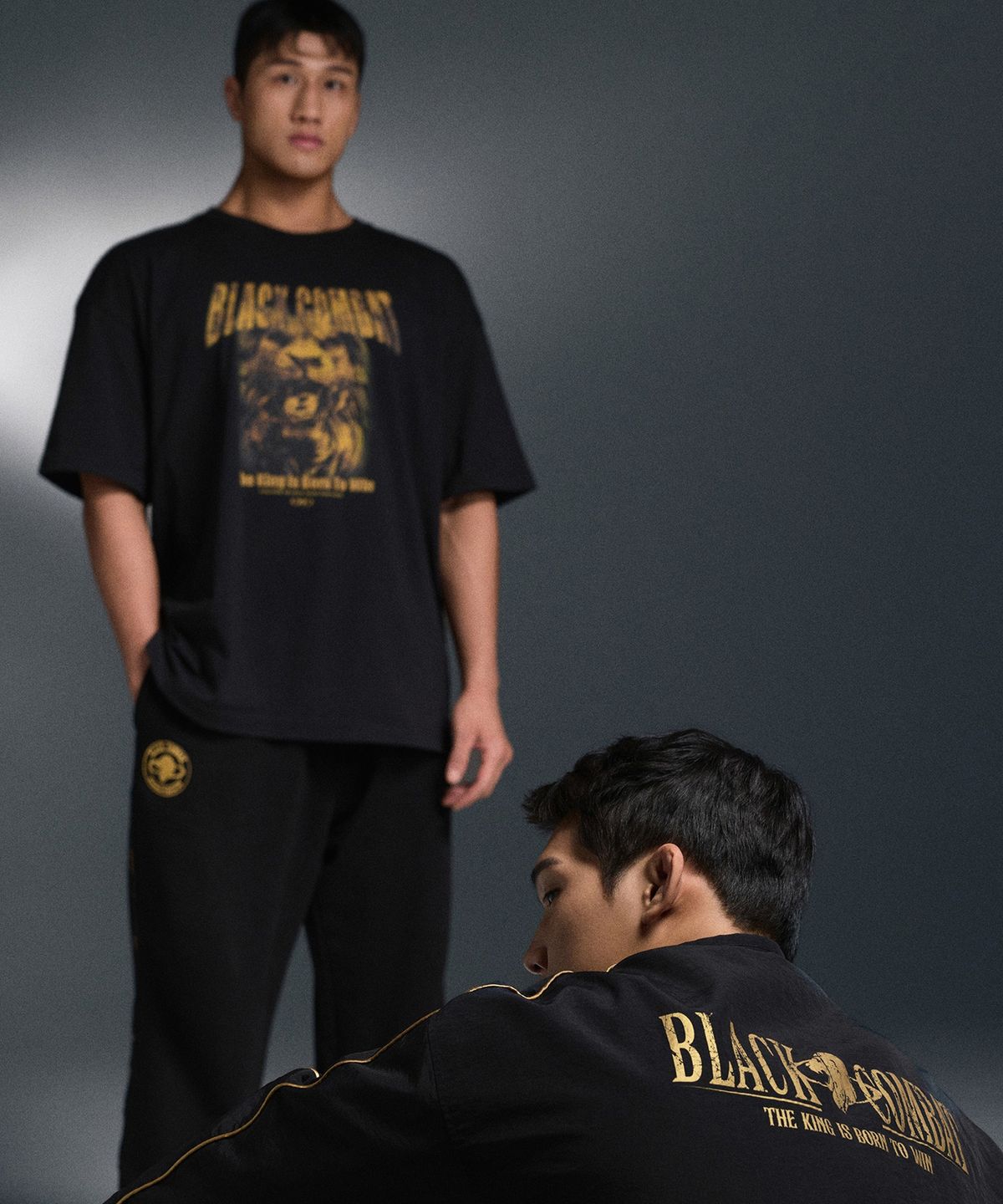본투윈(BORN TO WIN) [BORNTOWIN X BLACK COMBAT] WIND BREAKER JACKET [BLACK]