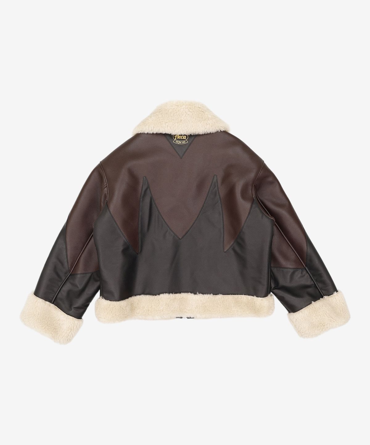 에이카(AECA) FIRE FAUX MOUTON JACKET S