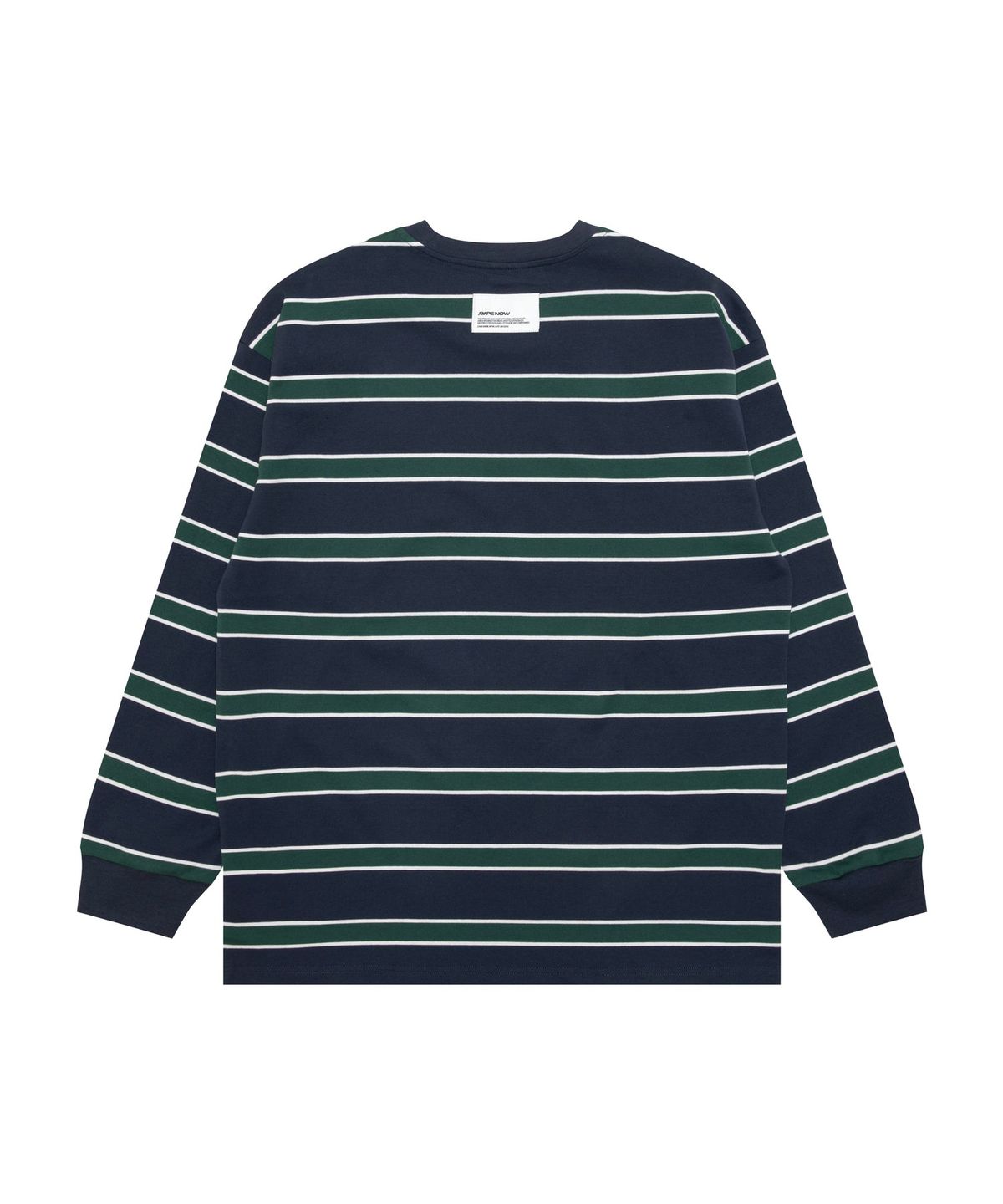 에이프(AAPE) AAPENOW 스트라이프 롱슬리브 티셔츠 / AAPLTM1949XXRNYA