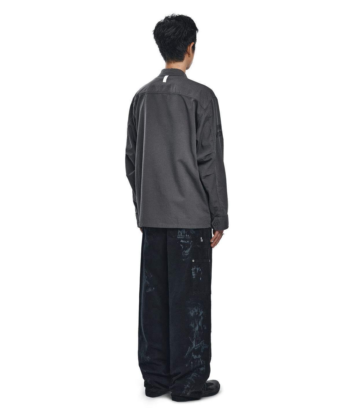 노매뉴얼(NOMANUAL) VTG JUNGLE FATIGUE JACKET - CHARCOAL