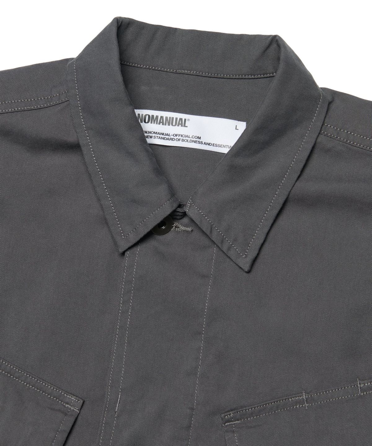 노매뉴얼(NOMANUAL) VTG JUNGLE FATIGUE JACKET - CHARCOAL