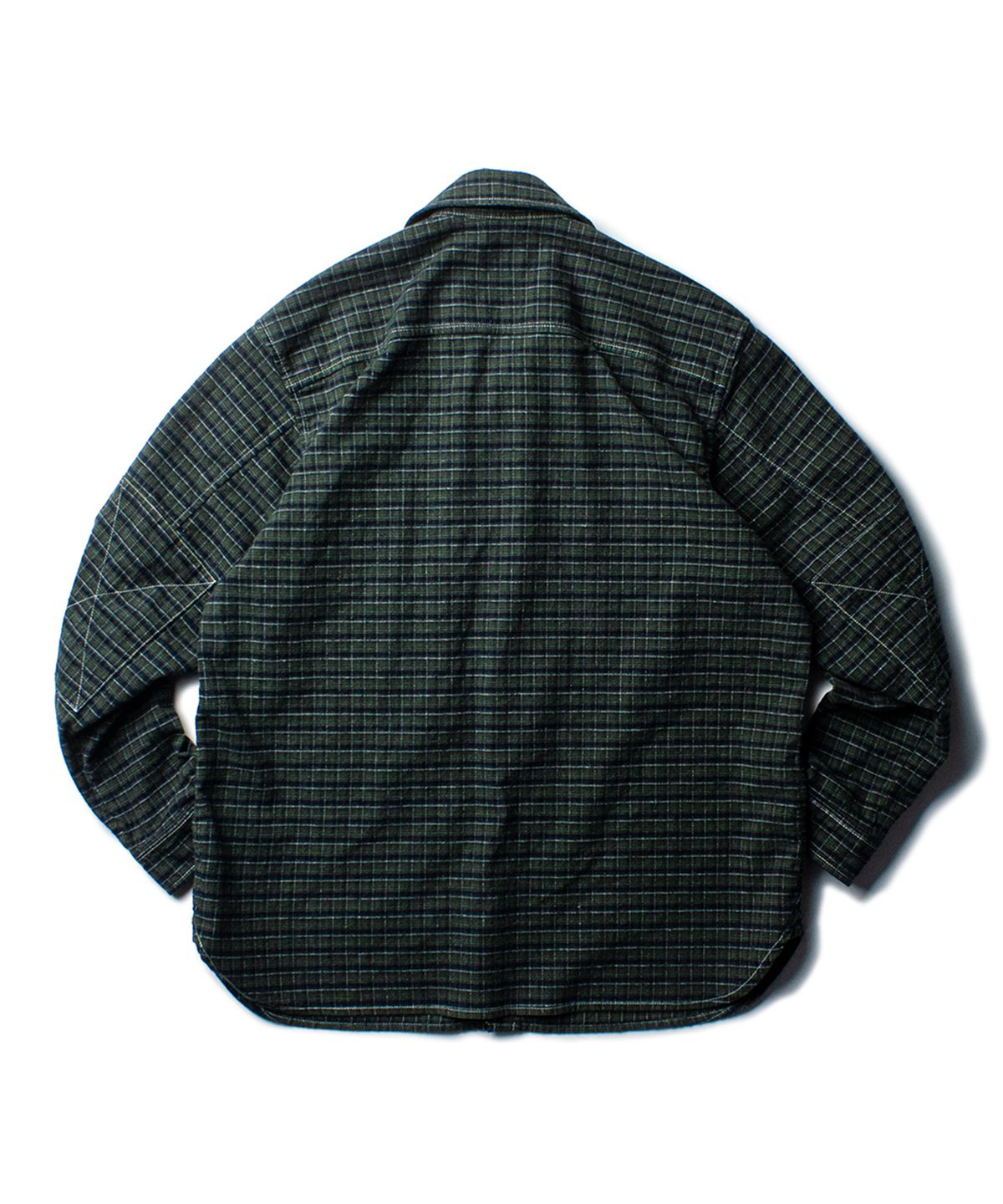더 레스큐(THE RESQ) FLANNEL TEDDY SHIRT [CLASSIC GREEN]