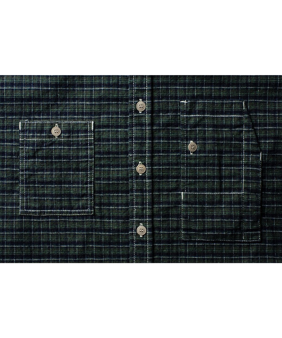 더 레스큐(THE RESQ) FLANNEL TEDDY SHIRT [CLASSIC GREEN]