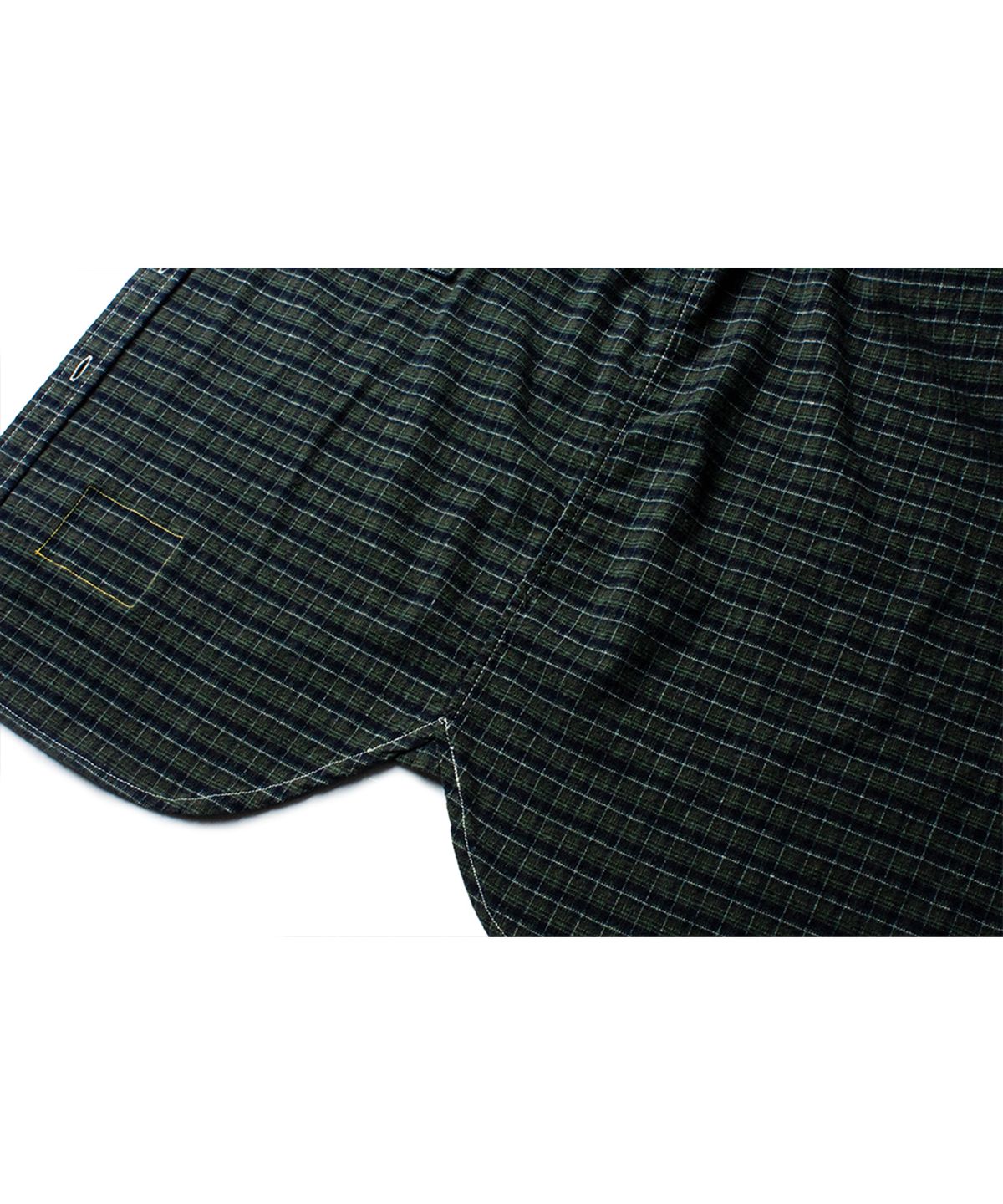 더 레스큐(THE RESQ) FLANNEL TEDDY SHIRT [CLASSIC GREEN]