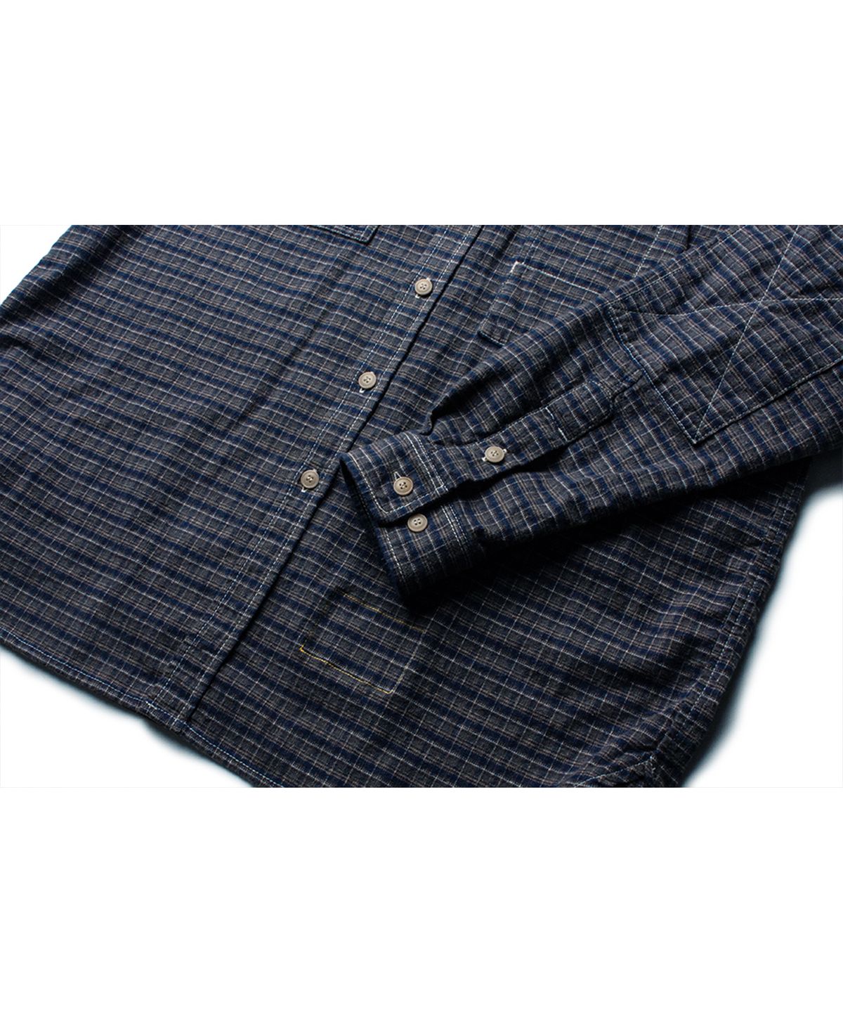 더 레스큐(THE RESQ) FLANNEL TEDDY SHIRT [MIDNIGHT NAVY]