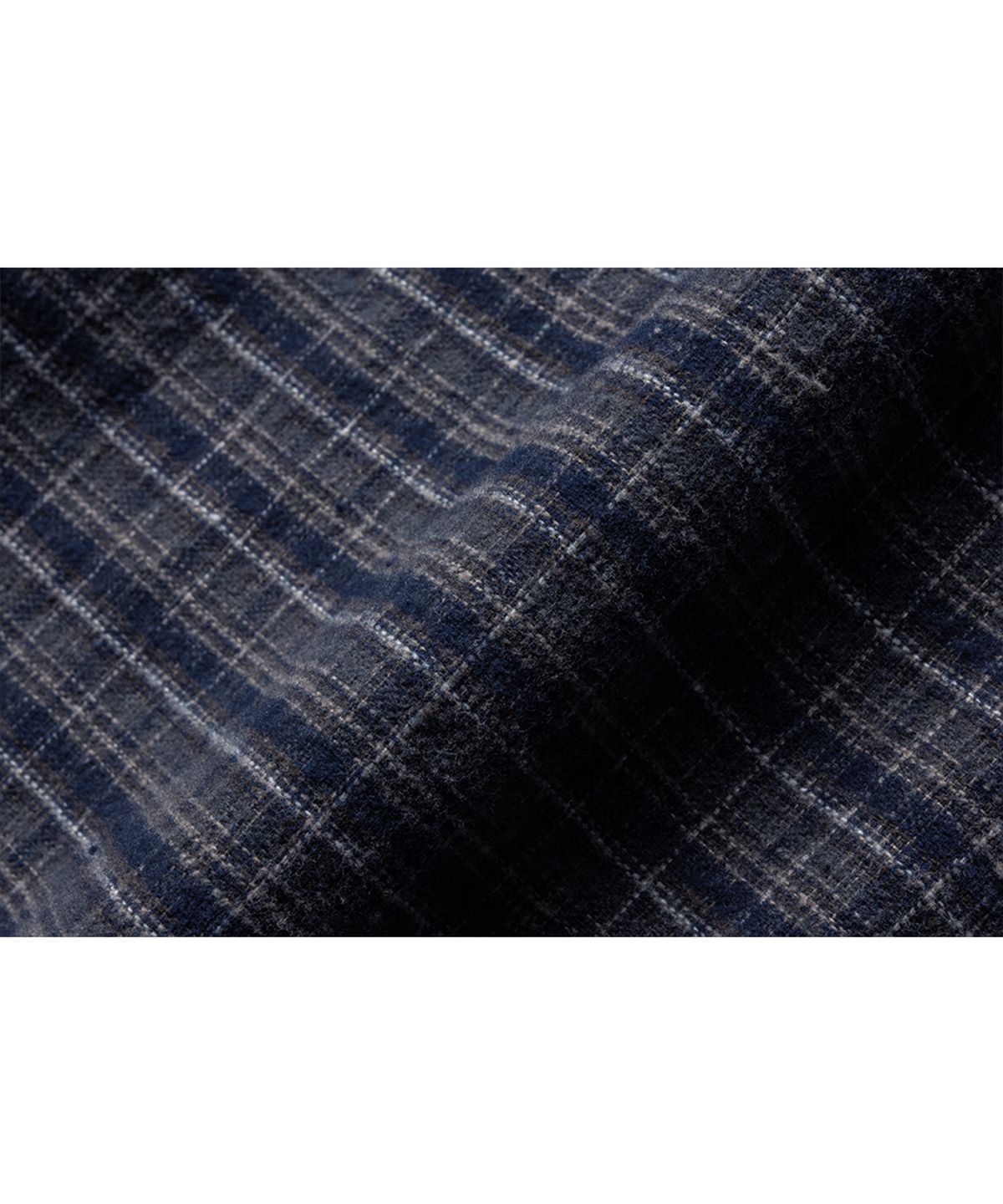 더 레스큐(THE RESQ) FLANNEL TEDDY SHIRT [MIDNIGHT NAVY]
