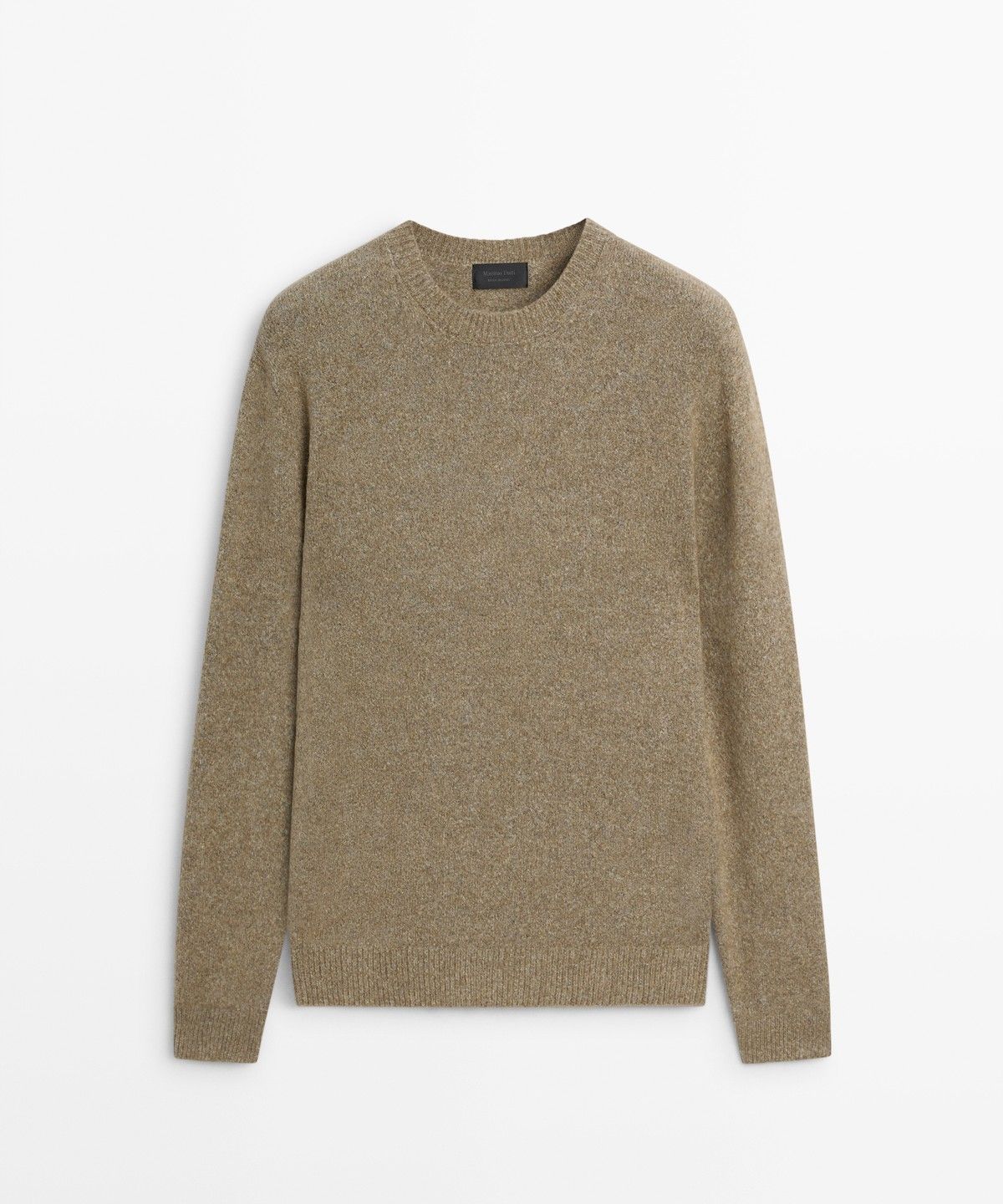 마시모두띠(MASSIMO DUTTI) 코튼 라운드넥 니트 스웨터