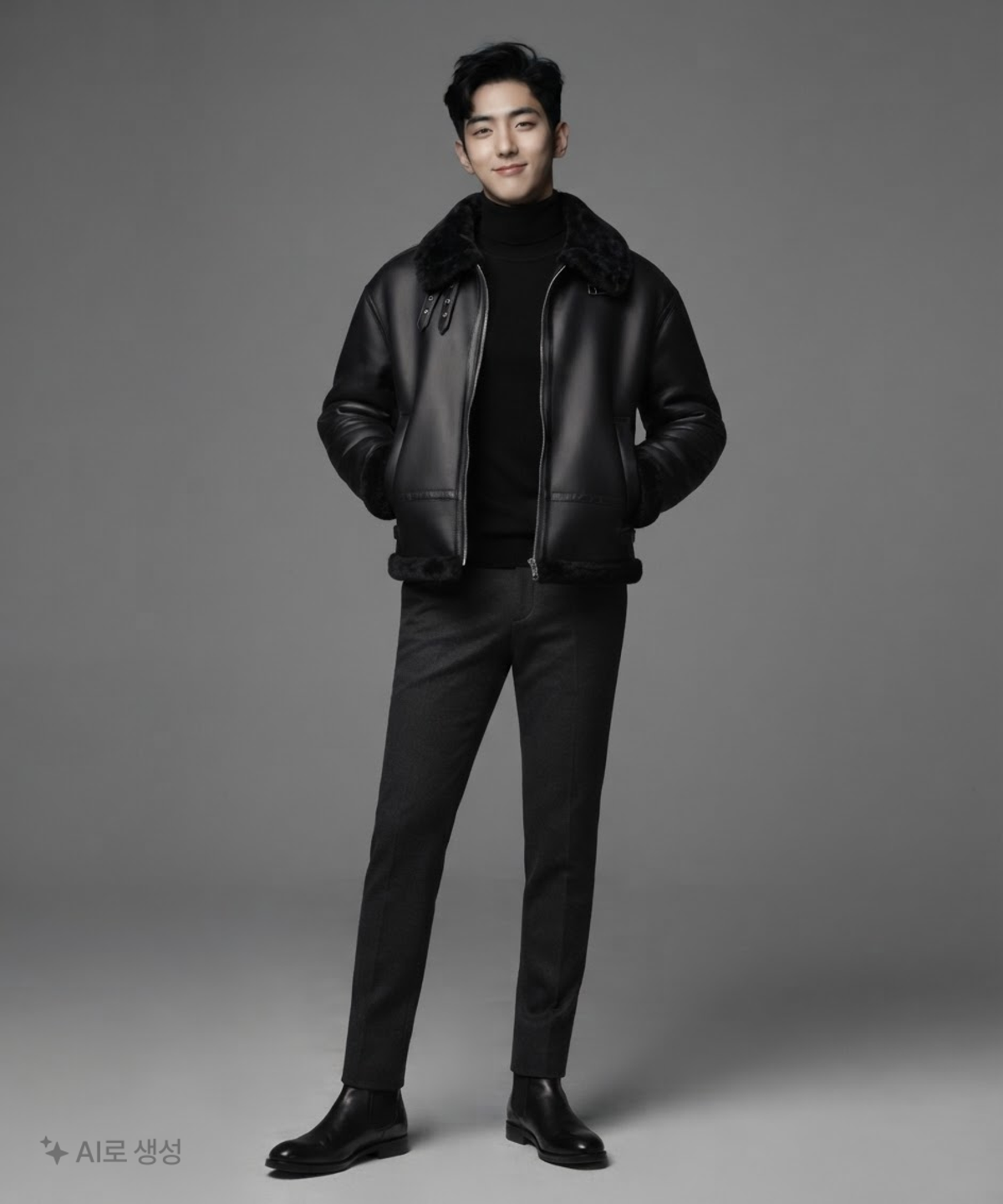 에이징씨씨씨(AGINGCCC) 무스탕/퍼 L