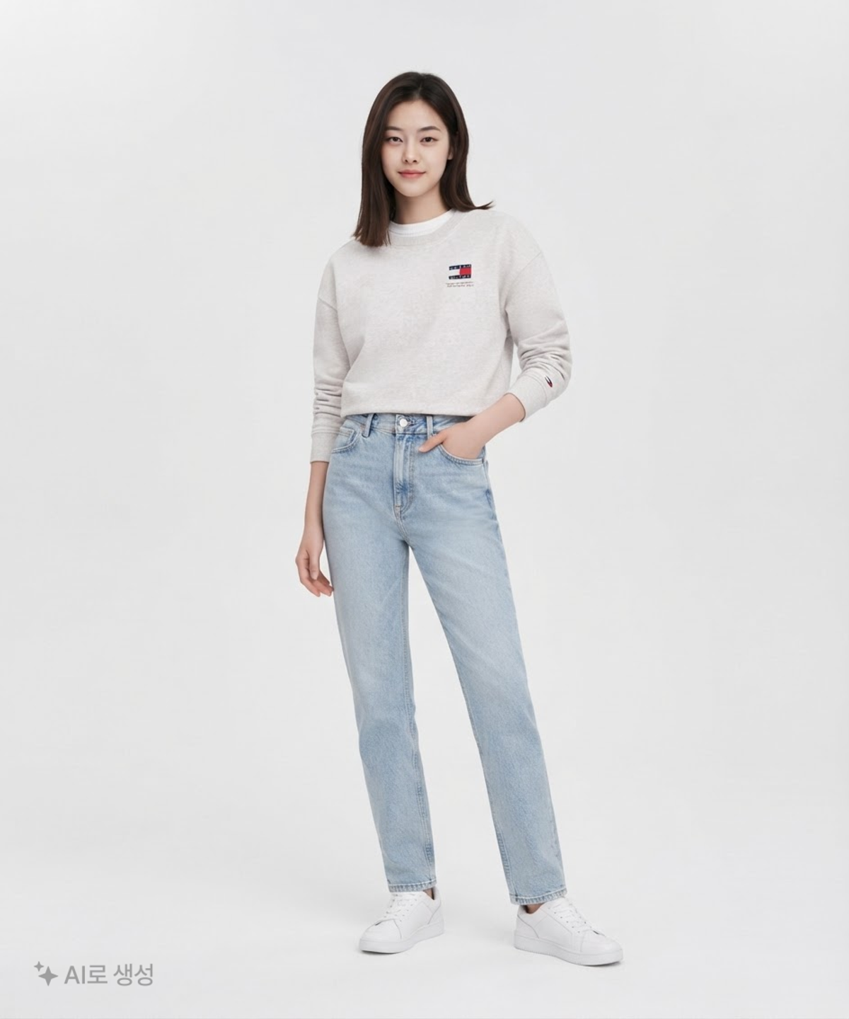타미진스(TOMMY JEANS) 맨투맨/스웨트셔츠 M