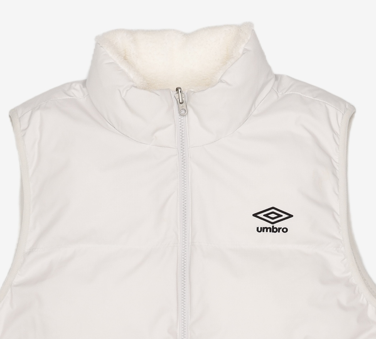 엄브로(UMBRO) 온앤오프 리버시블 플리스 패딩 베스트 그레이(UO423CPVO1) 95