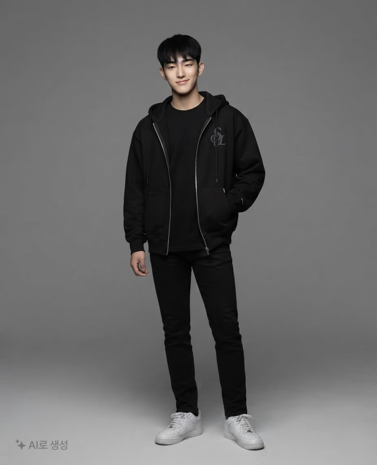 스컬프터(SCULPTOR) 후드 집업 L