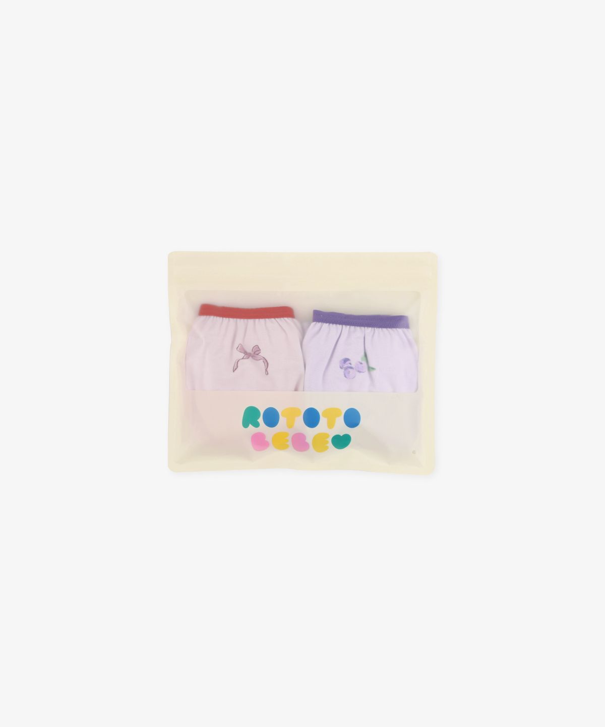 로토토베베(ROTOTOBEBE) 아뜰리에 베이직 여아 삼각팬티 2PACK 혼합