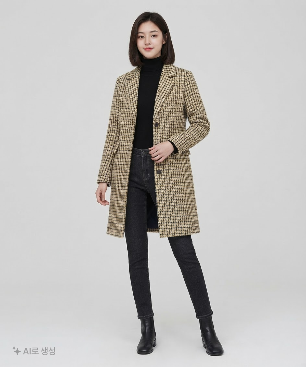 빈폴(BEAN POLE) 겨울 싱글 코트 95