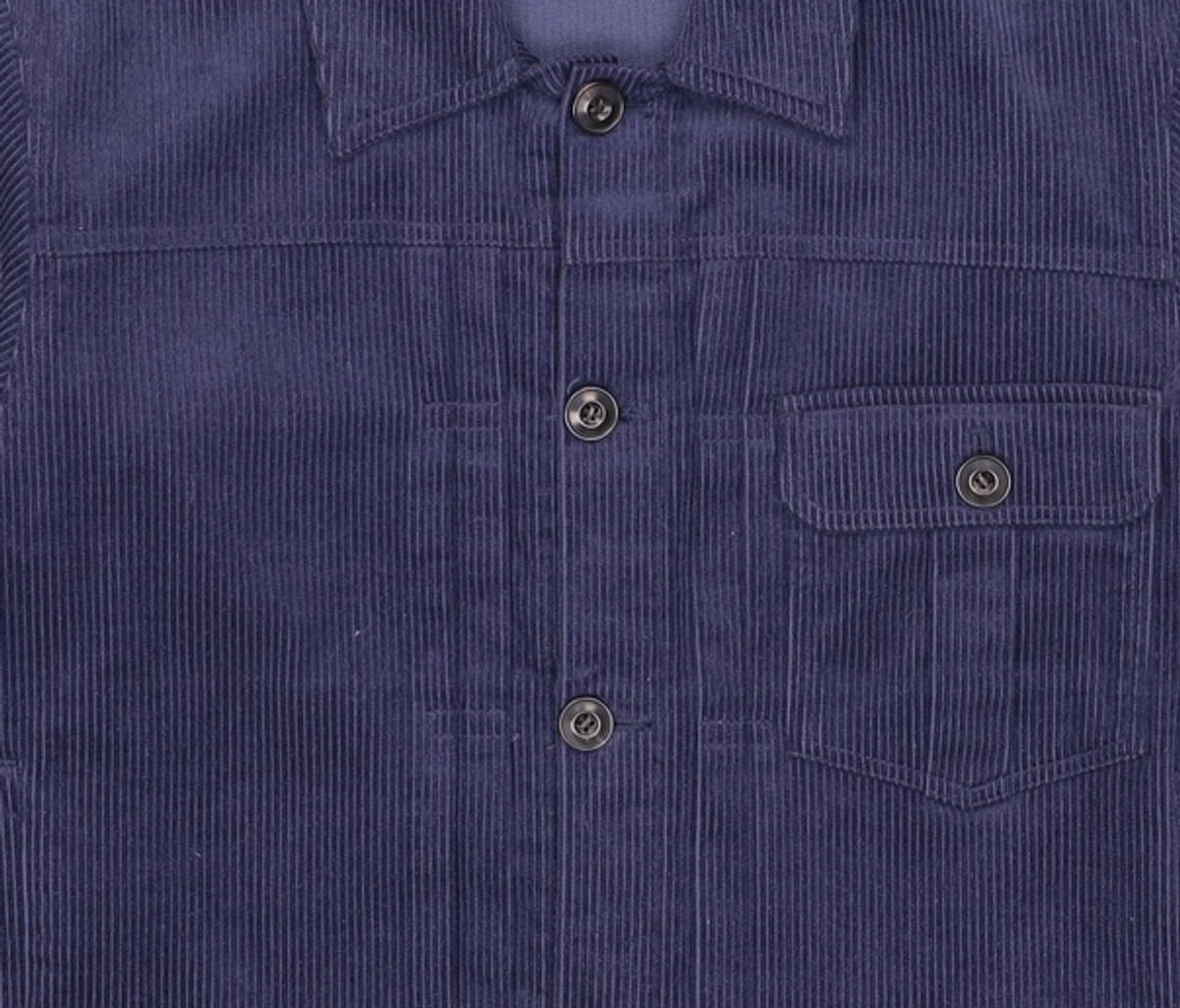 프리즘웍스(FRIZMWORKS) CORDUROY TRUCKER JACKET _ NAVY M
