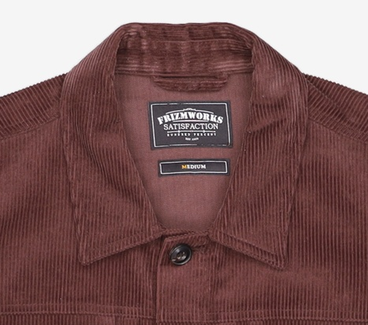 프리즘웍스(FRIZMWORKS) CORDUROY TRUCKER JACKET _ BROWN M