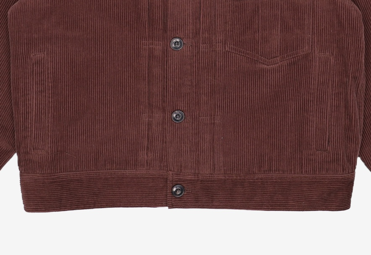 프리즘웍스(FRIZMWORKS) CORDUROY TRUCKER JACKET _ BROWN M