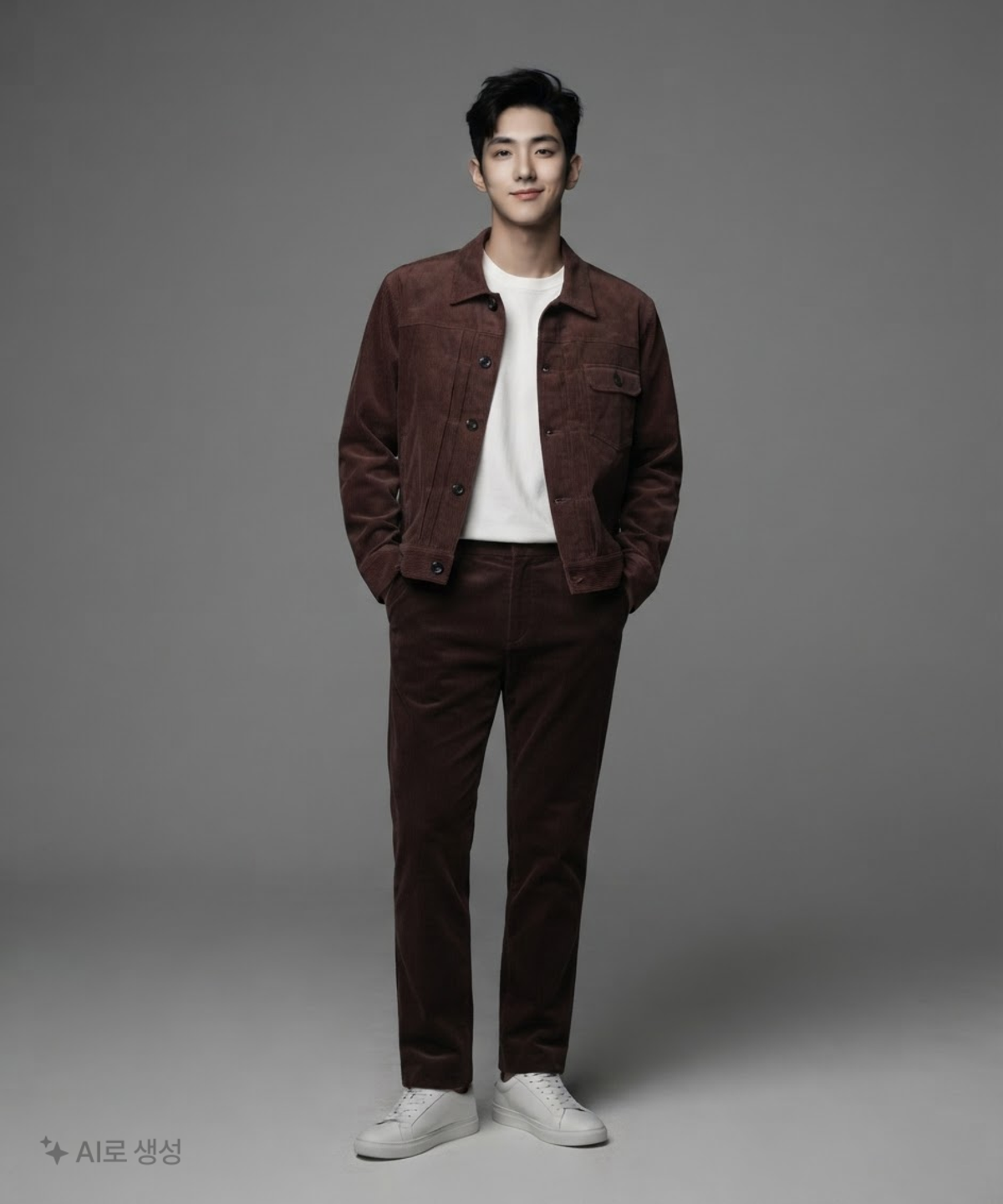 프리즘웍스(FRIZMWORKS) CORDUROY TRUCKER JACKET _ BROWN M