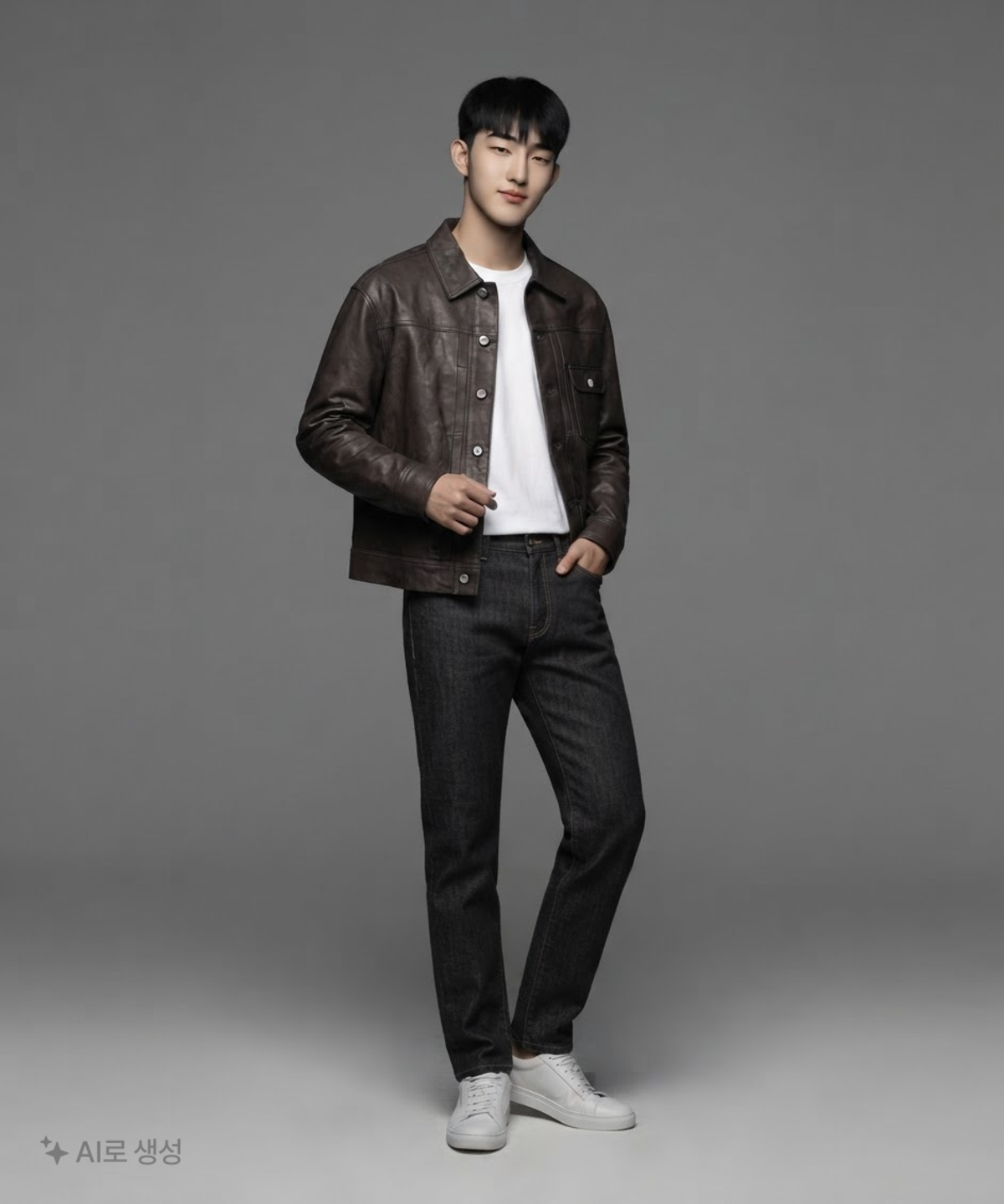도프제이슨(DOFFJASON) 프리미엄 베지터블 스터드 트러커 자켓 L