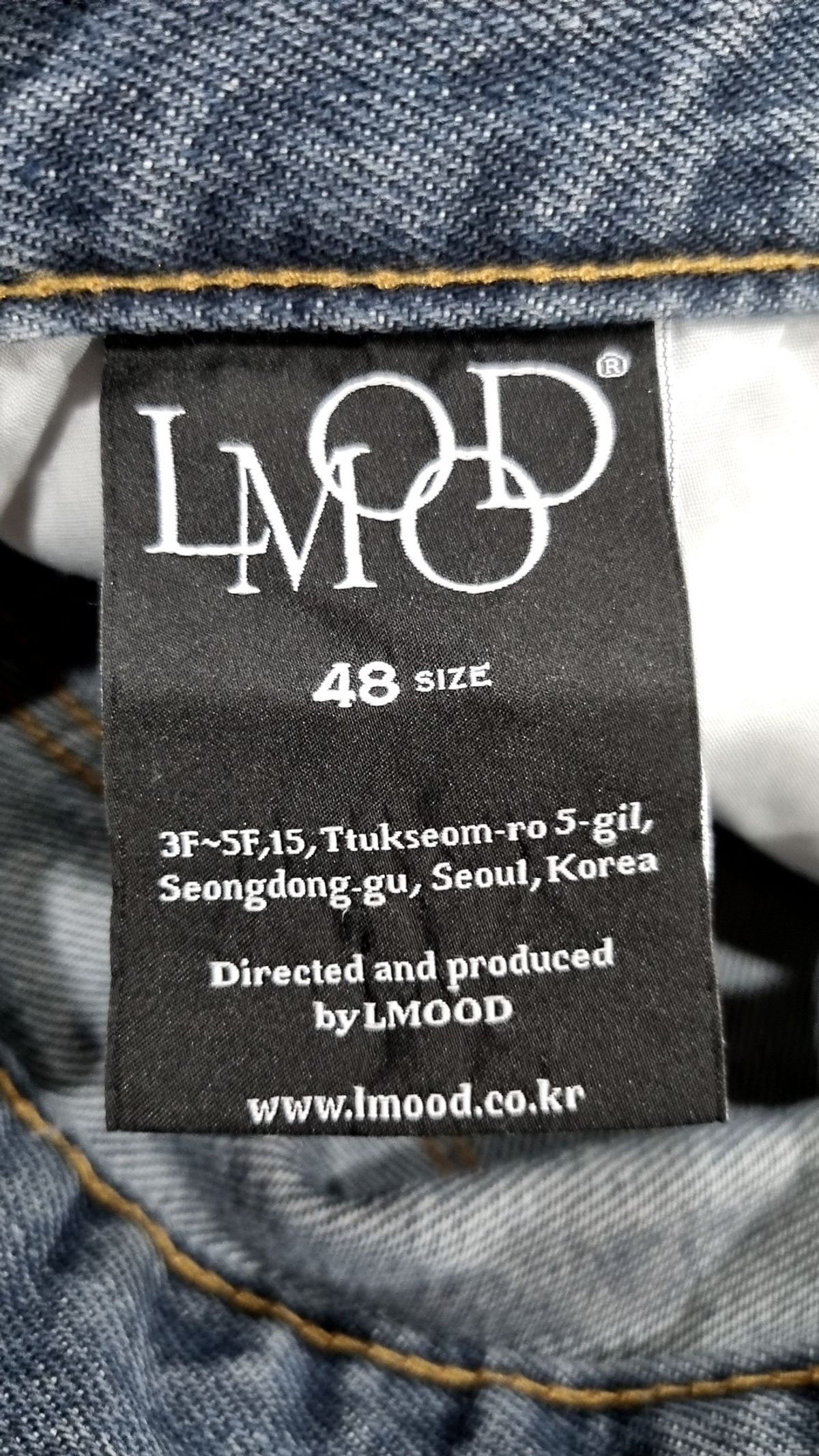엘무드(LMOOD) 청/데님 팬츠 48