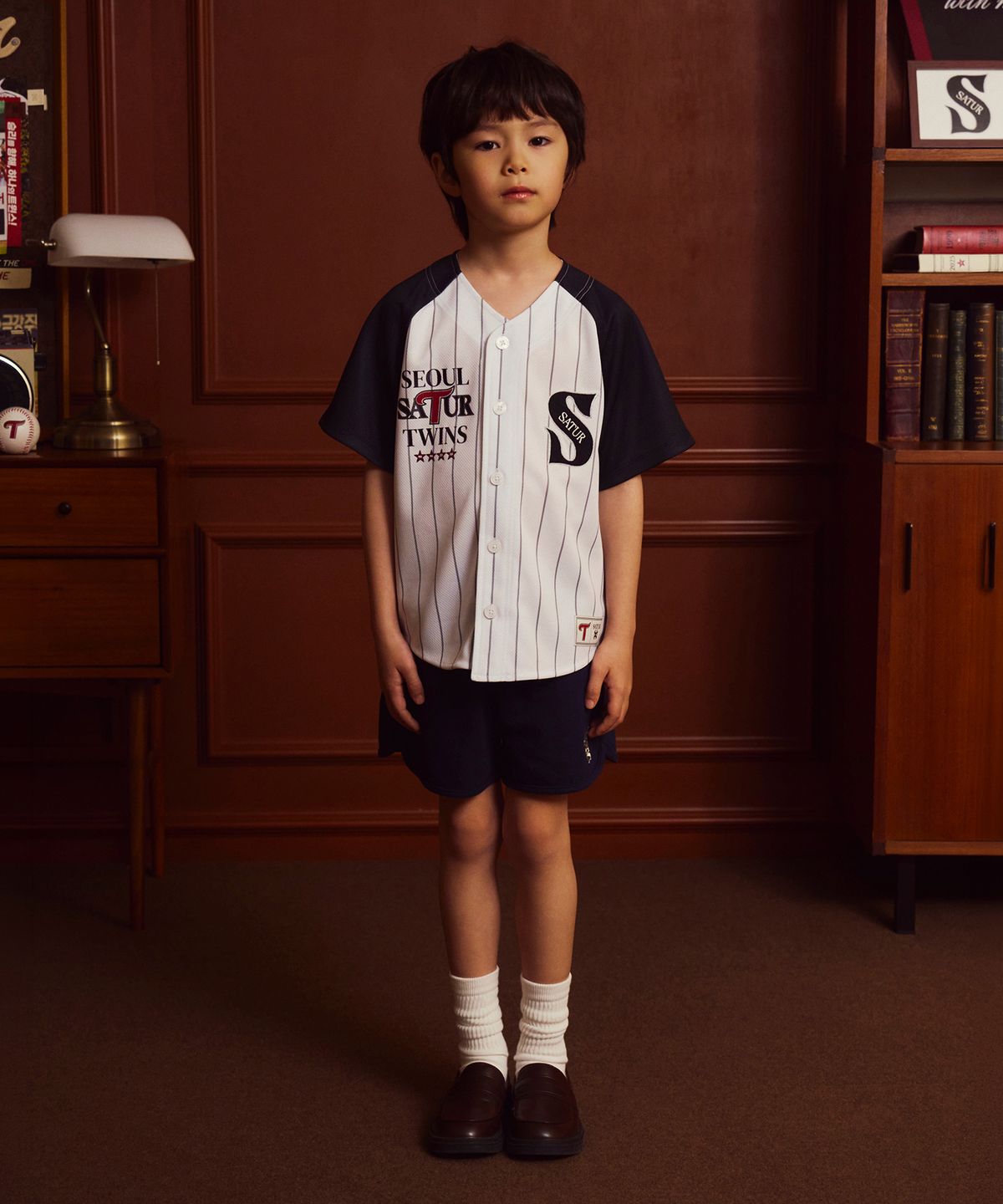 세터 키즈(SATUR KIDS) (K) 세터 X LG 트윈스 져지 유니폼 블랙