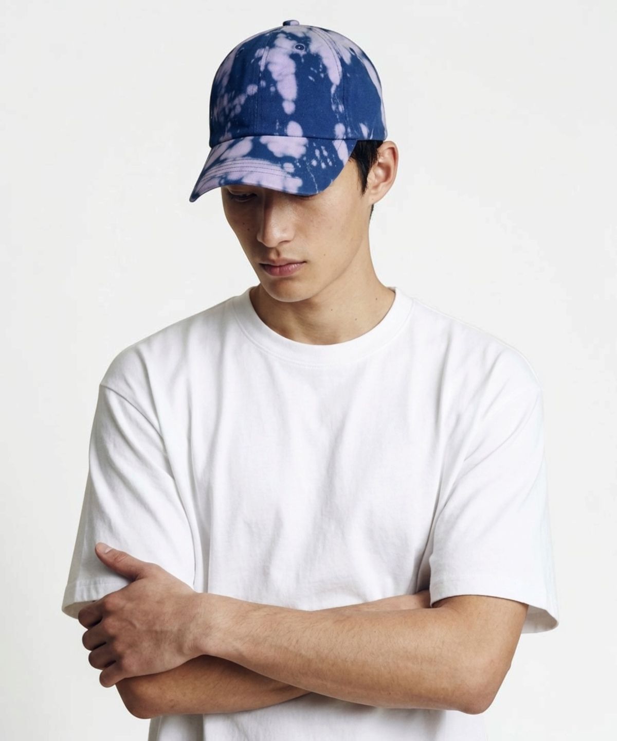 본슬리피(BORN SLIPPY) Addicted Splash Washed Cap (Blueberry Sherbet)