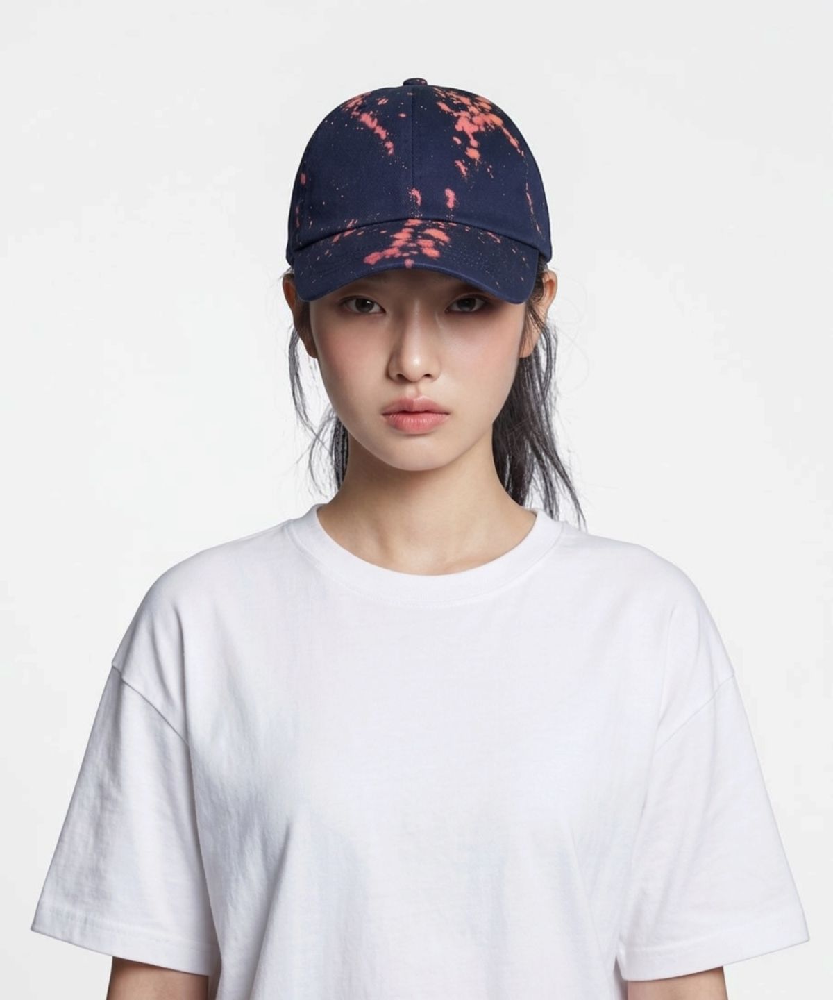 본슬리피(BORN SLIPPY) Addicted Splash Washed Cap (Cherry Coke)