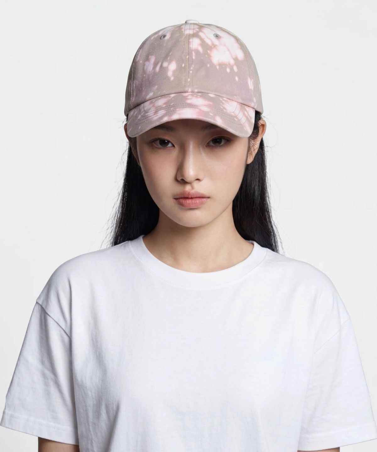 본슬리피(BORN SLIPPY) Addicted Splash Washed Cap (Smoky Marshmallow)