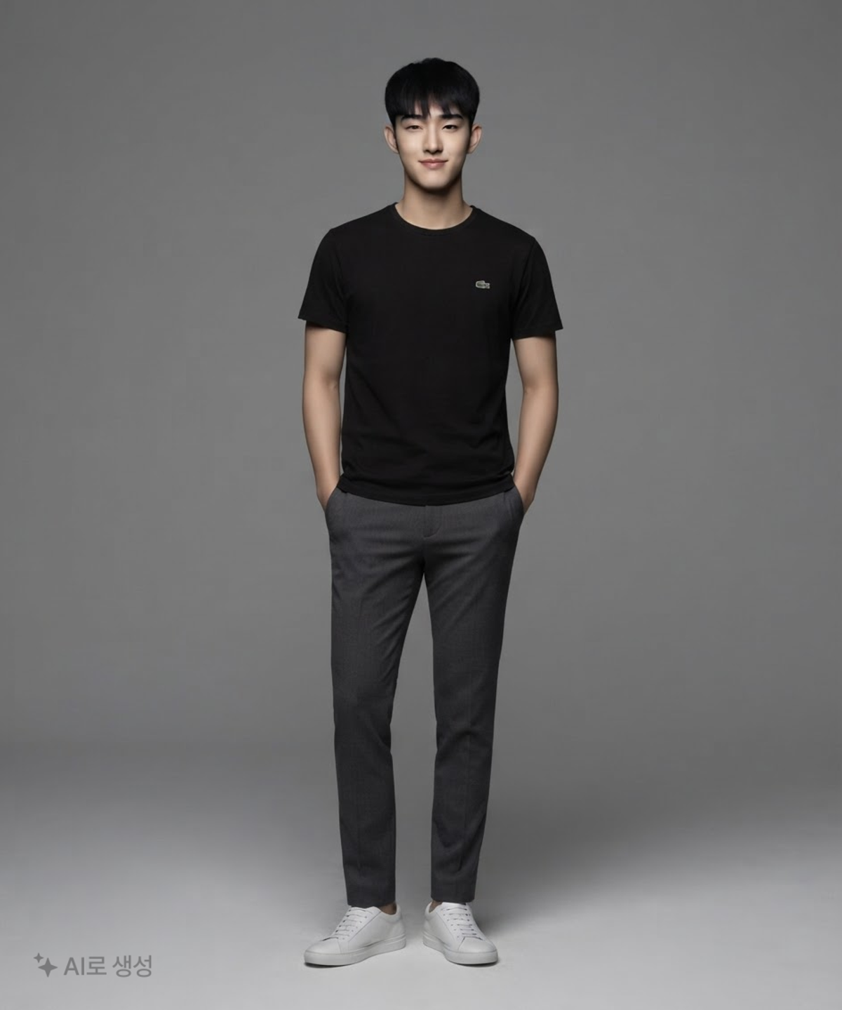 라코스테(LACOSTE) 반소매 티셔츠 L