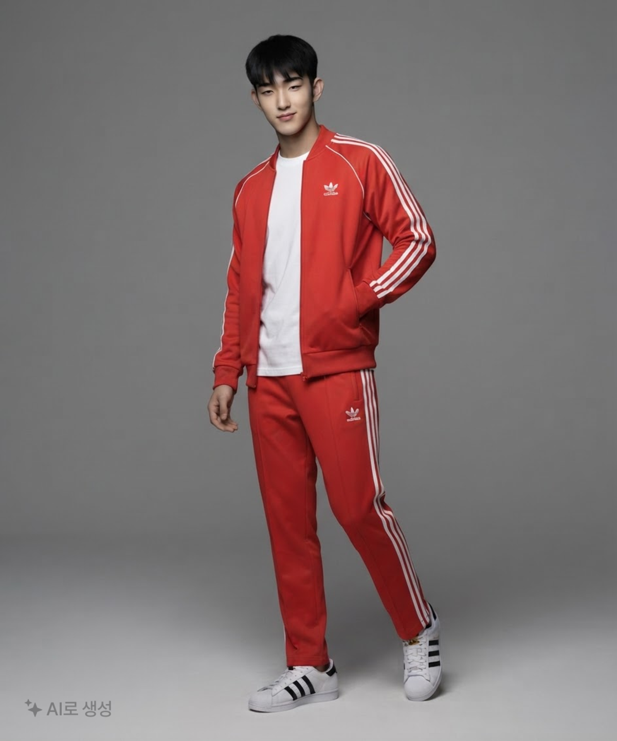 아디다스(ADIDAS) 베켄바우어 트랙팬츠 - 레드 / H09114 XXL