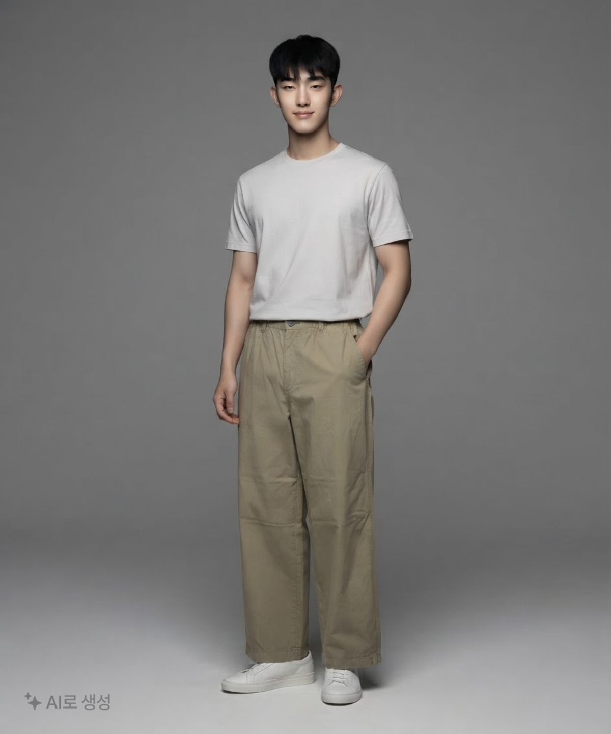 유니클로(UNIQLO) 코튼 팬츠 L
