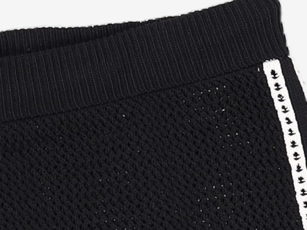 아디다스(ADIDAS) 니트 크로셰 숏 팬츠 - 블랙 / KC6478 L