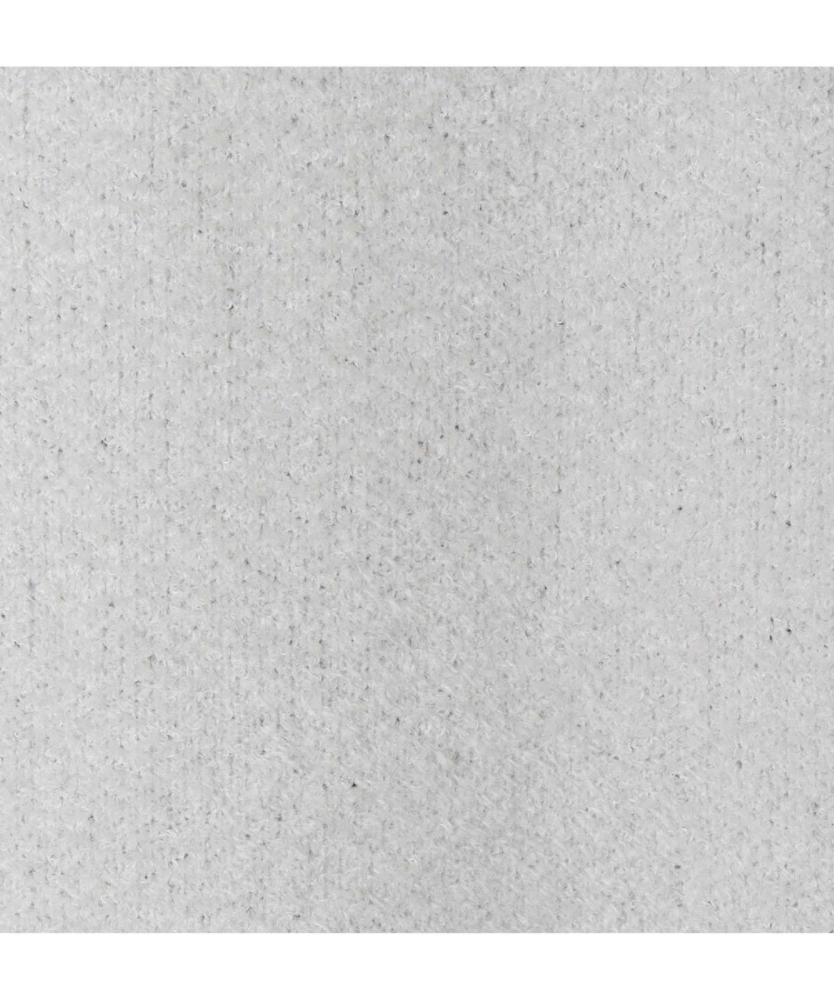 더비 아카이브(THE B ARCHIVE) 셔닐 아트웍 라운드넥 니트 풀오버 화이트