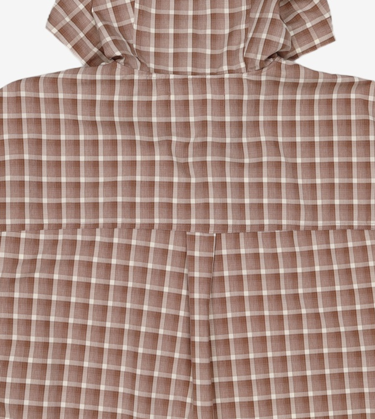 세컨모놀로그(SECONDMONO) Check Hooded Shirt L