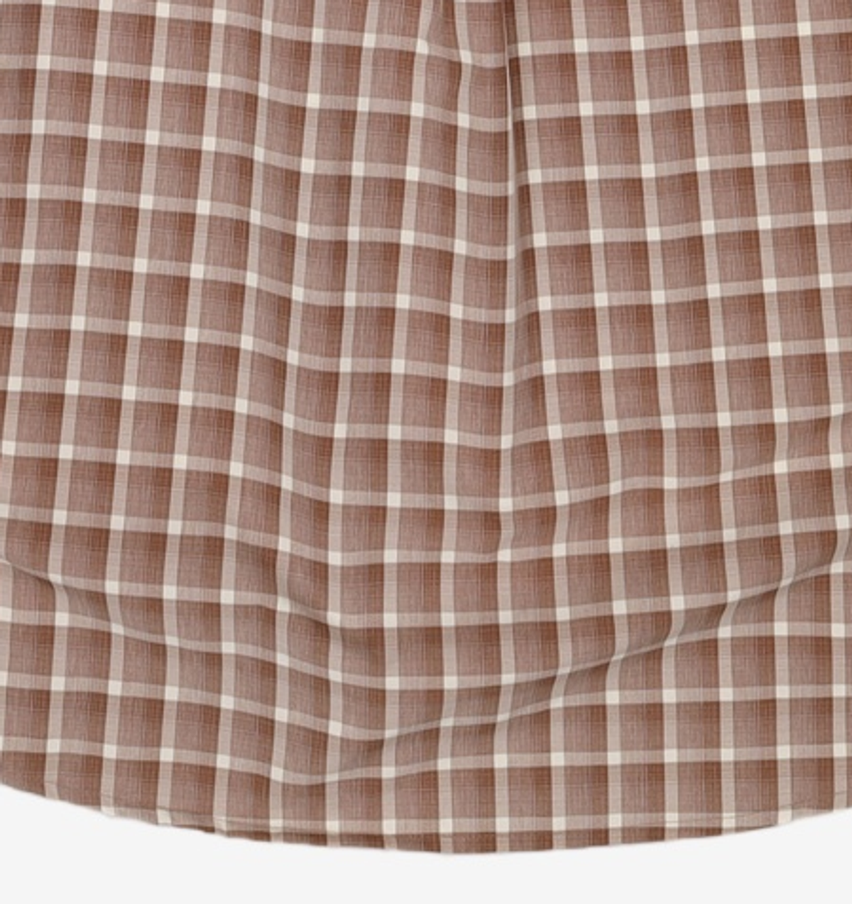 세컨모놀로그(SECONDMONO) Check Hooded Shirt L