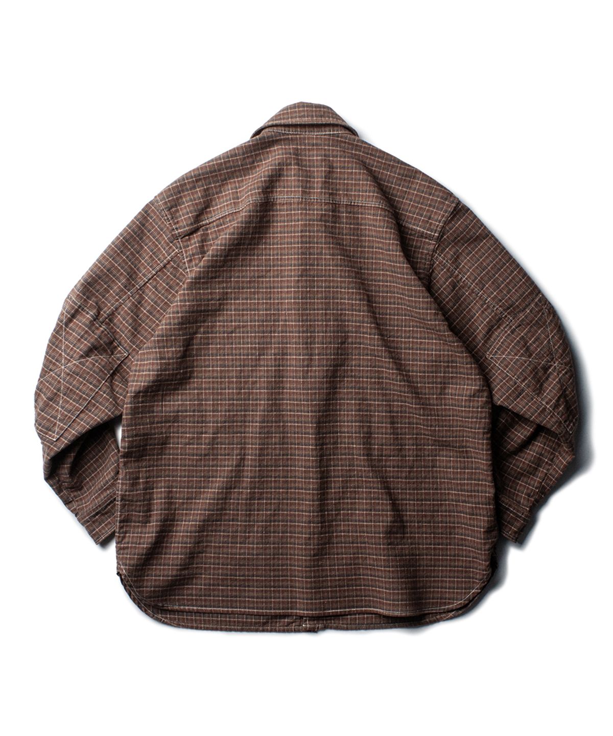 더 레스큐(THE RESQ) FLANNEL TEDDY SHIRT [VINTAGE AMBER]