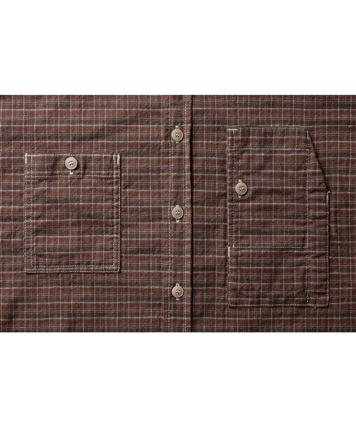 더 레스큐(THE RESQ) FLANNEL TEDDY SHIRT [VINTAGE AMBER]