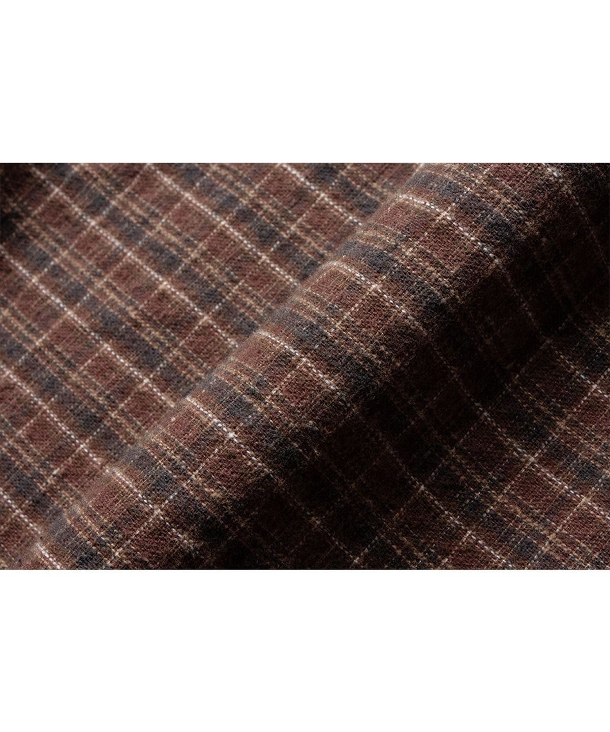 더 레스큐(THE RESQ) FLANNEL TEDDY SHIRT [VINTAGE AMBER]