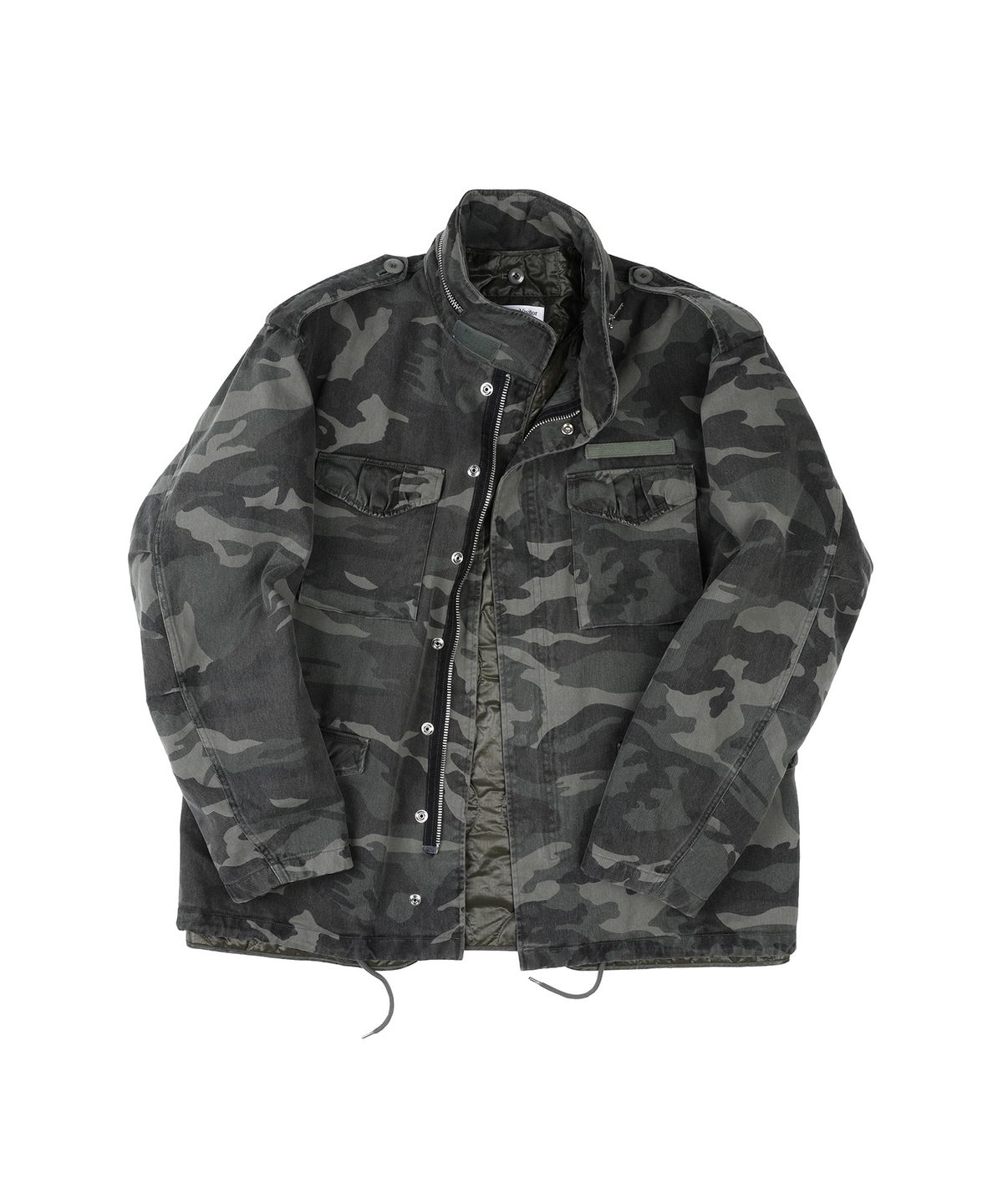 더뮤지엄비지터(THEMUSEUMVISITOR) M-65 ZIPPER FIELD JACKET (CAMO)