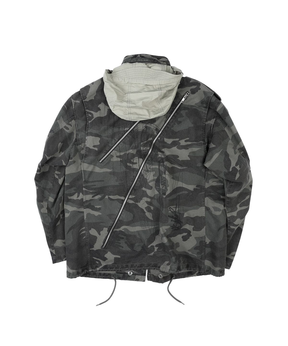 더뮤지엄비지터(THEMUSEUMVISITOR) M-65 ZIPPER FIELD JACKET (CAMO)