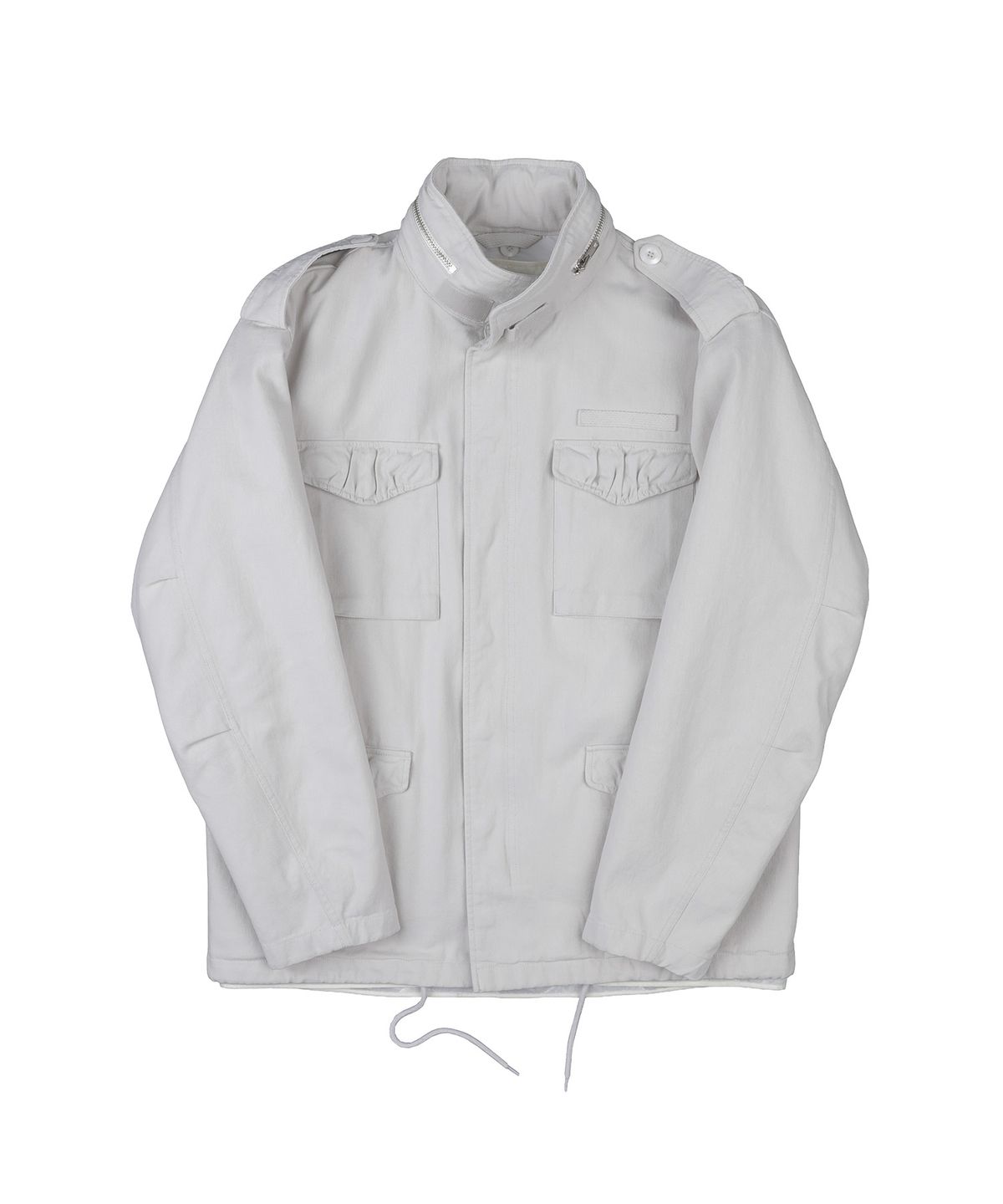 더뮤지엄비지터(THEMUSEUMVISITOR) M-65 ZIPPER FIELD JACKET (CHALK)