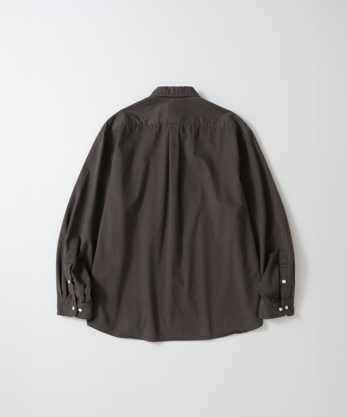 와기(WHAGI) Vintage Regular Collar Shirt (Vintage Brown)