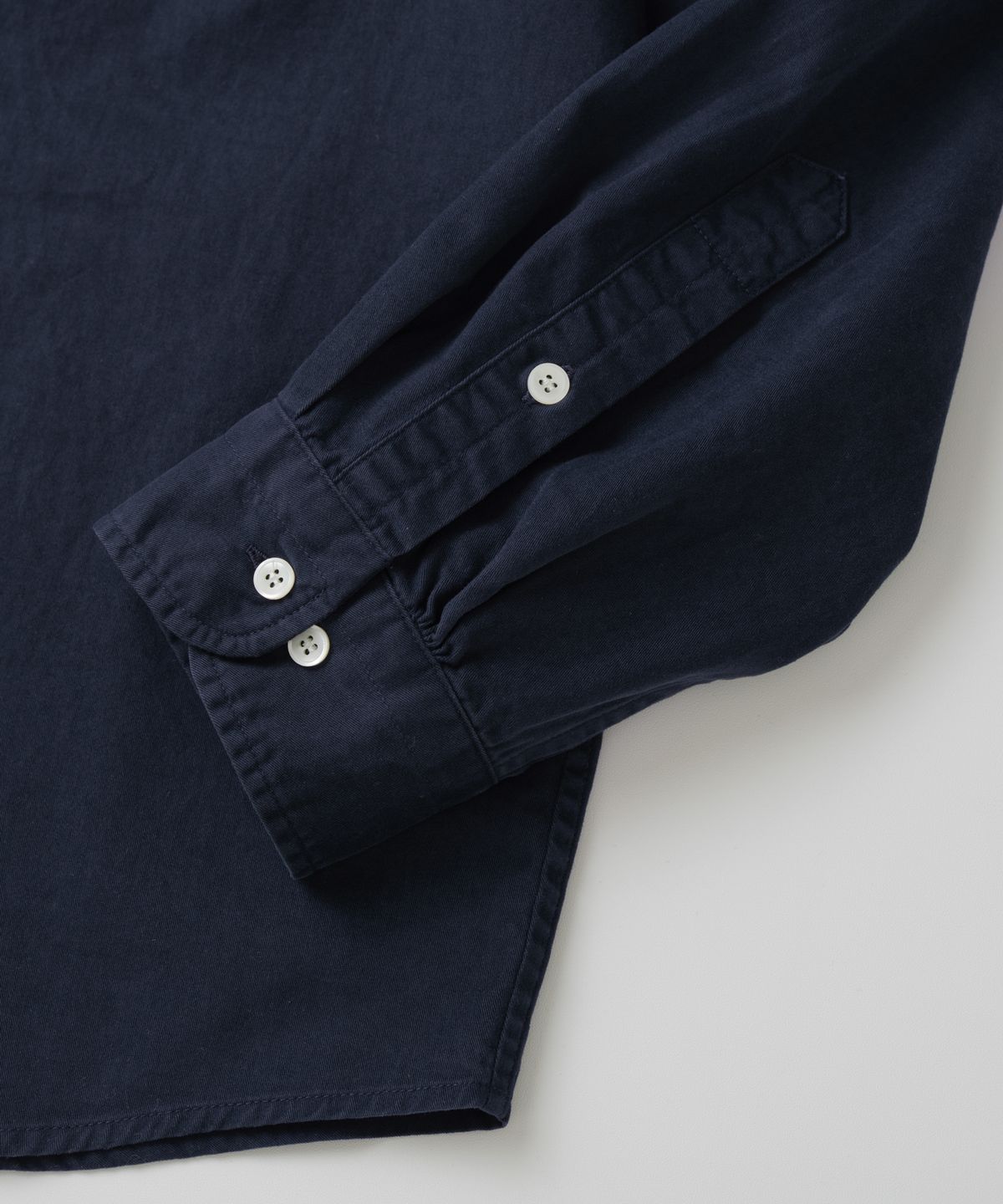 와기(WHAGI) Vintage Regular Collar Shirt (Vintage Navy)