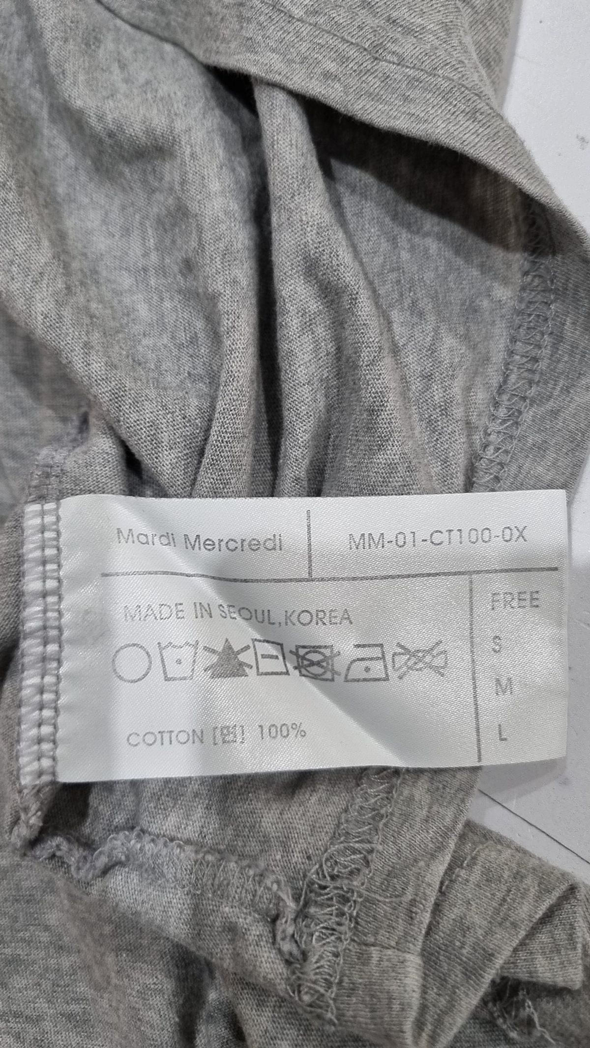마르디 메크르디(MARDI MERCREDI) 반소매 티셔츠 L