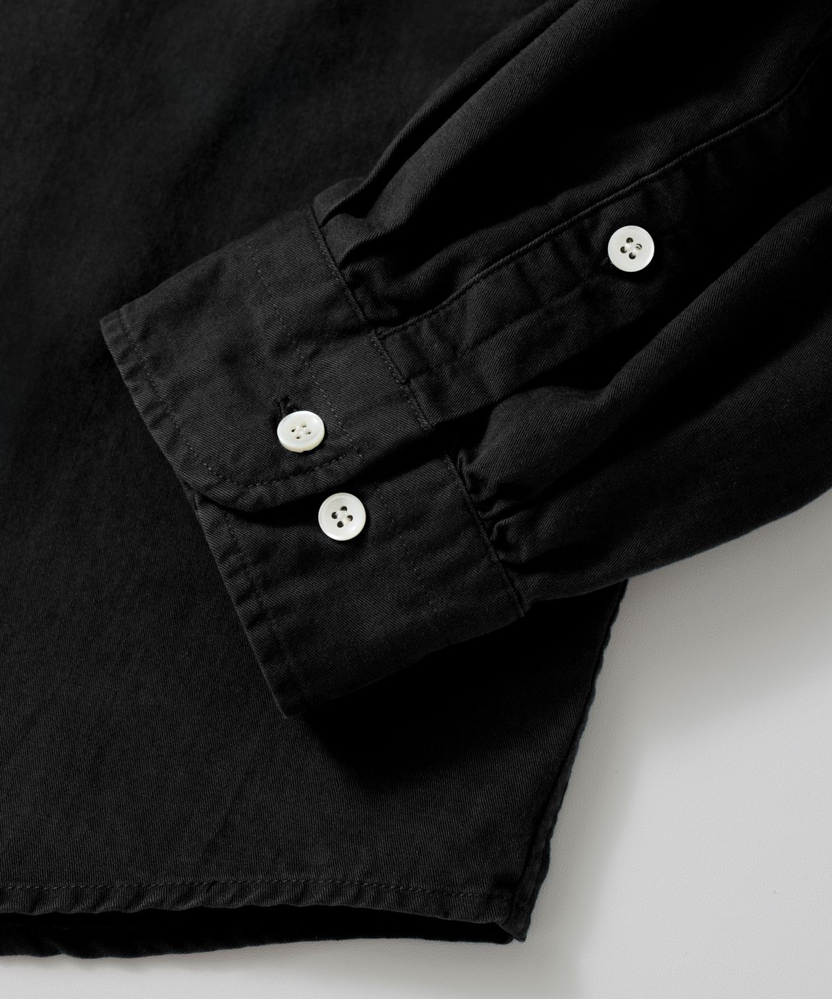 와기(WHAGI) Vintage Regular Collar Shirt (Vintage Black)