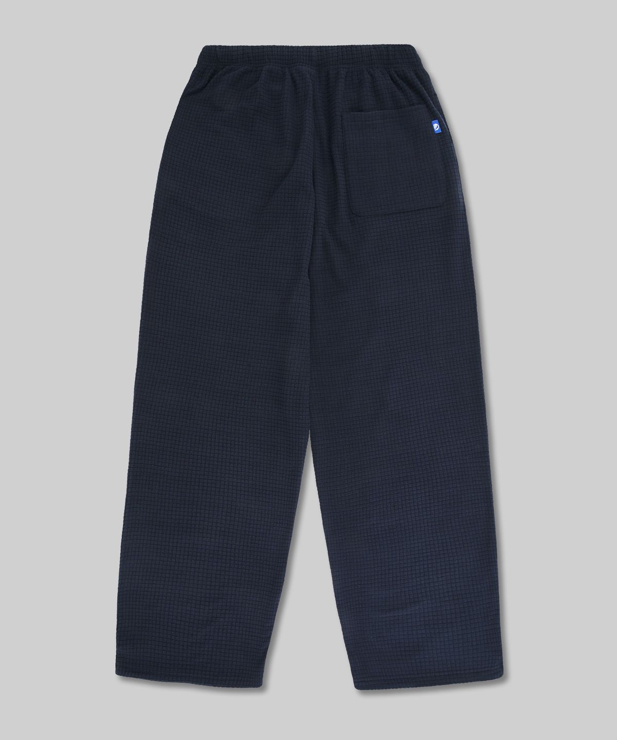 돌핀웨이브어패럴(DOLPHIN WAVE APPAREL) 돌핀 그리드  폴라 플리스 스트링 팬츠 네이비