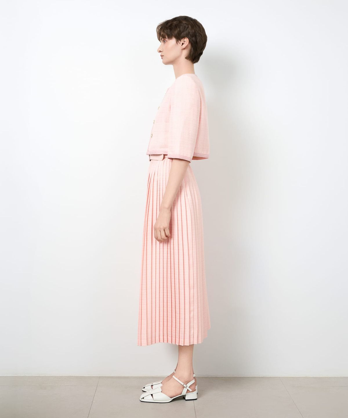 로에(LEAUET) Elle Tweed Jacket + Skirt (2pcs) 2colors