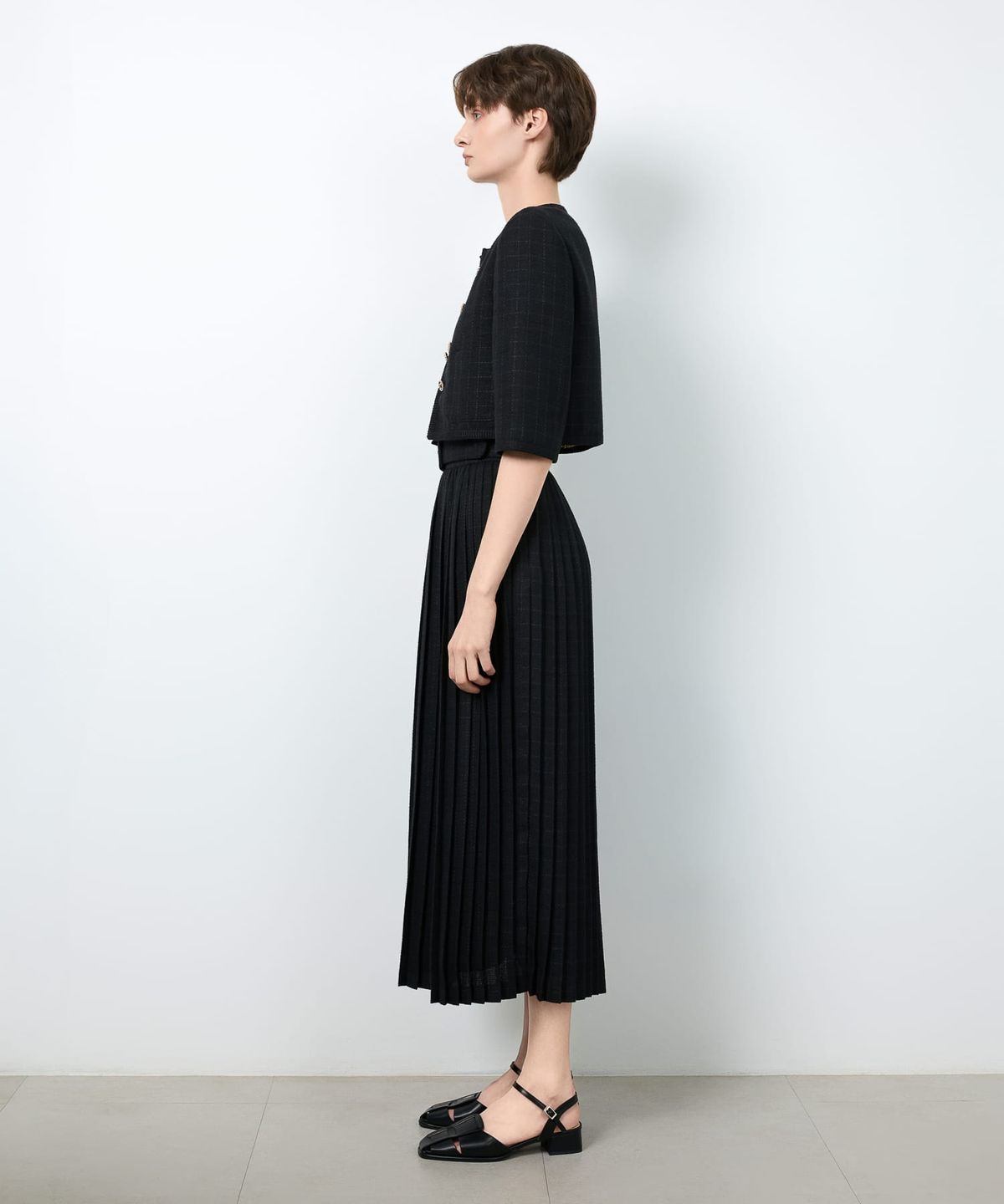 로에(LEAUET) Elle Tweed Jacket + Skirt (2pcs) 2colors